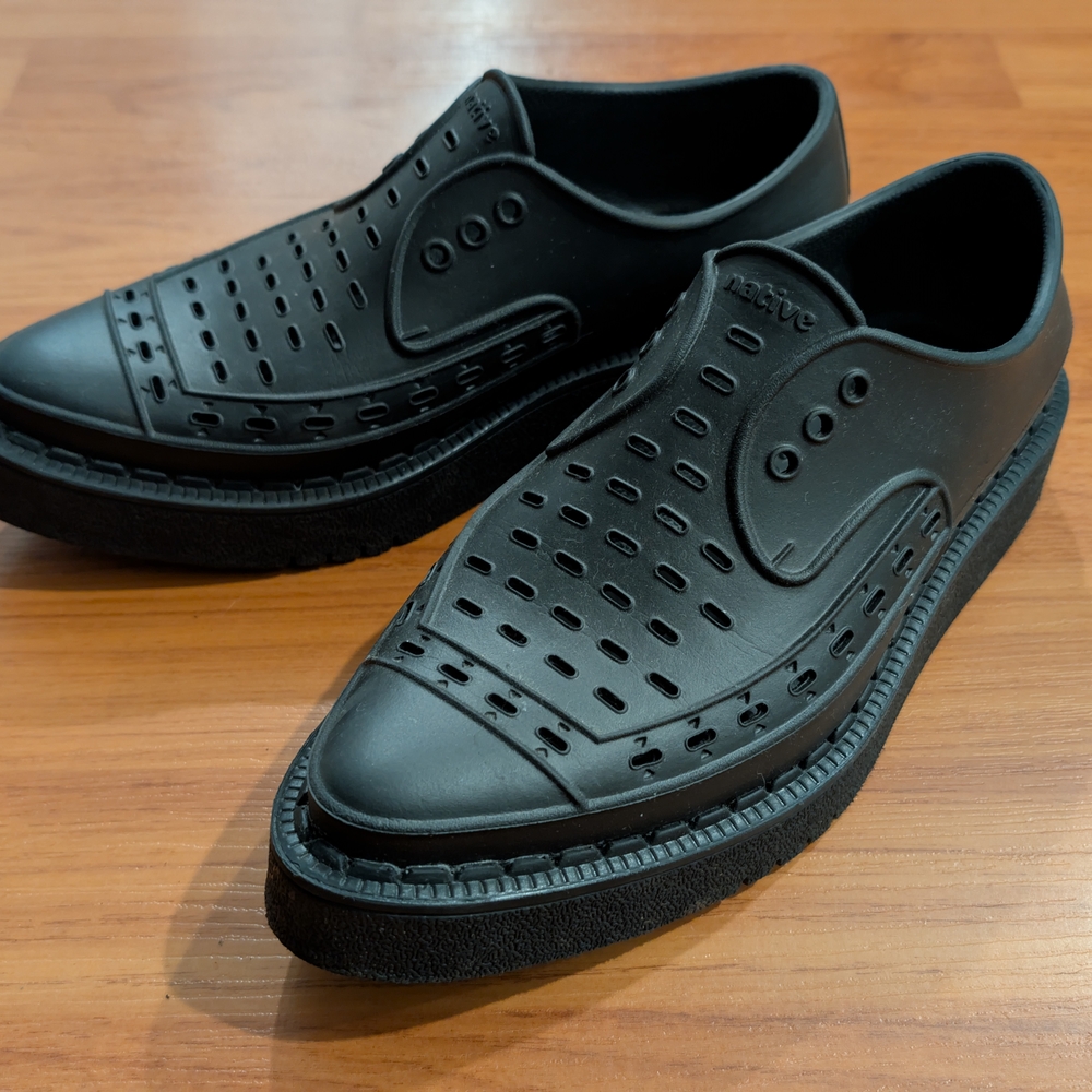 Native Men's Black Slip-On Shoes